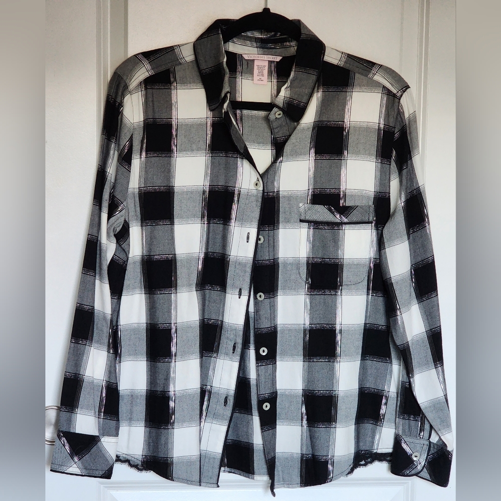 Victoria's Secret Plaid Blouse